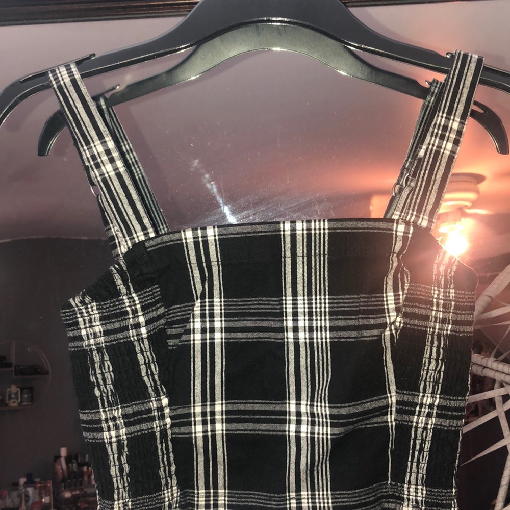 Plaid crop top
